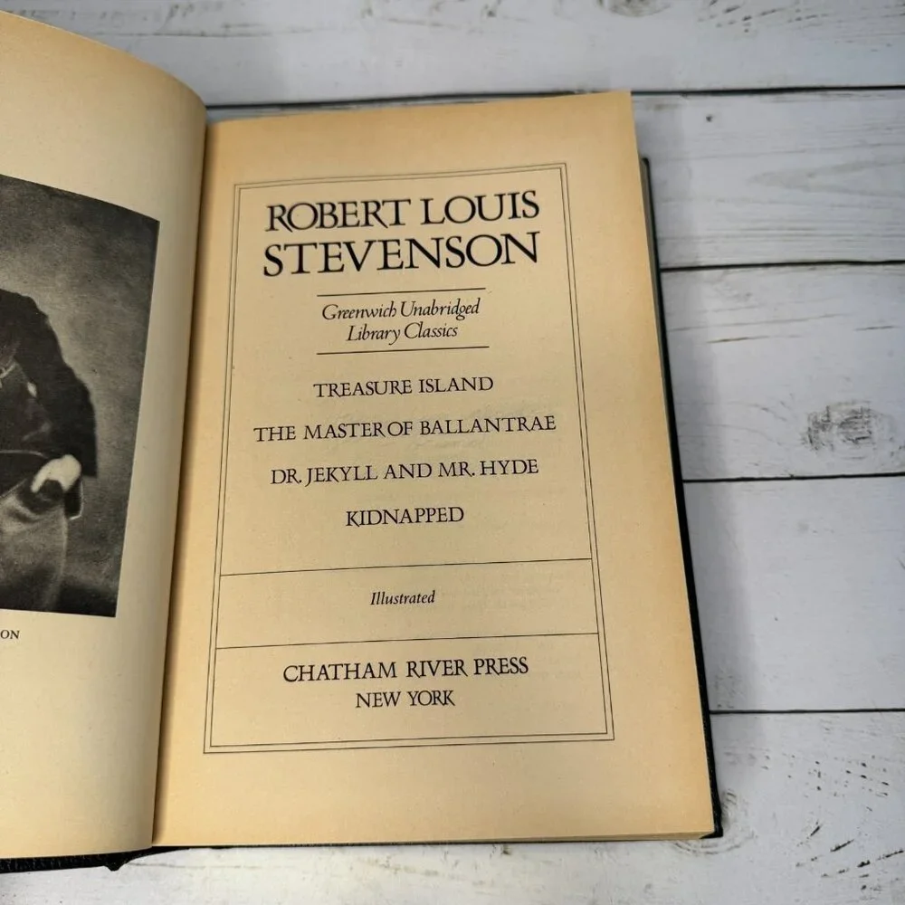 Greenwich Unabridged Library Classics Robert Louis Stevenson 1983 Illustrated HC